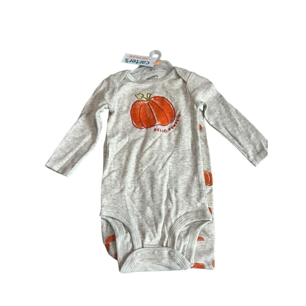 Carter’s Baby Fall Harvest Hello Pumpkin 2 Piece Outfit Size 6 Months